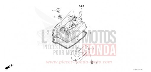COUVERCLE DE CULASSE CRF250RXN de 2022